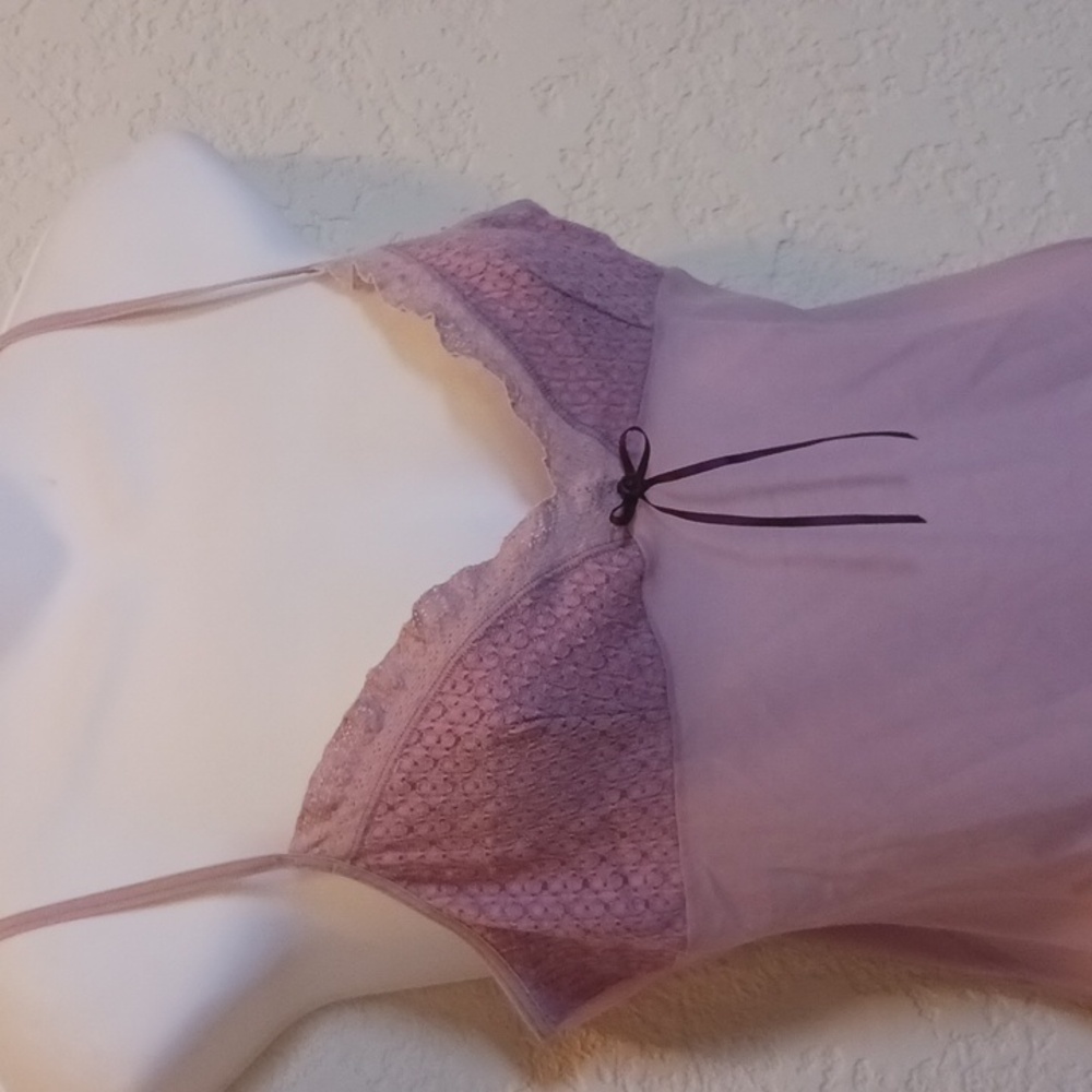 Victoria's Secret Lavender Lace Chemise Size Large - Picture 2 of 8